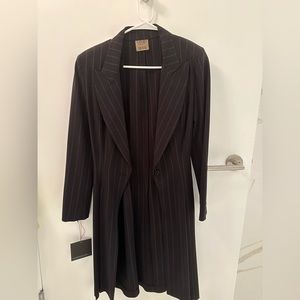 Norma Kamali Pinstripe Blazer / Jacket XS